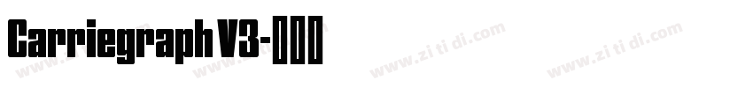 Carriegraph V3字体转换